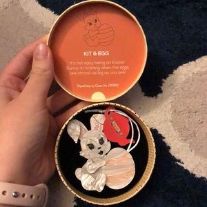 BNWT Erstwilder Kit and Egg brooch